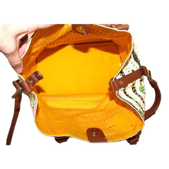 DESIGUAL Florida Marine Original Print Hand and Shoulder Bag - Picture 5 of 15